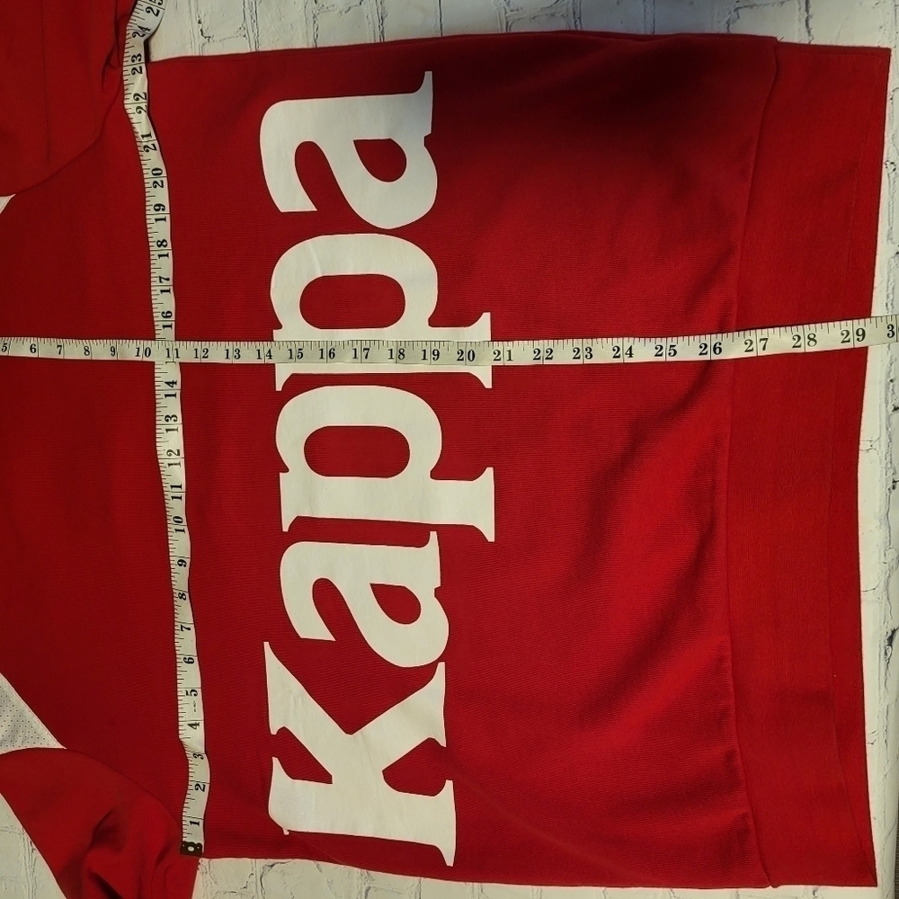 Kappa Sweatshirt Bernel Red Man Size Large - Picture 8 of 11